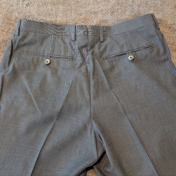 Men's Banana Republic Marzotto Slim Wool Suit Pant Gray Size W31 L30 - Picture 3 of 7